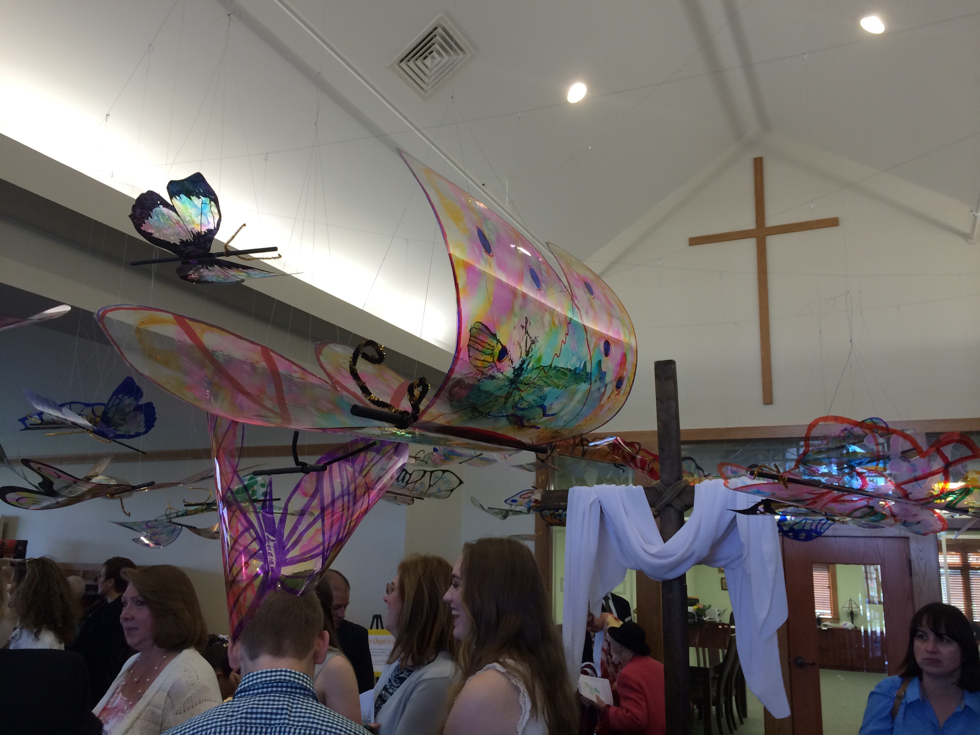 DS Hilary Barrett Pleasantville UCC 2014 Easter butterflies